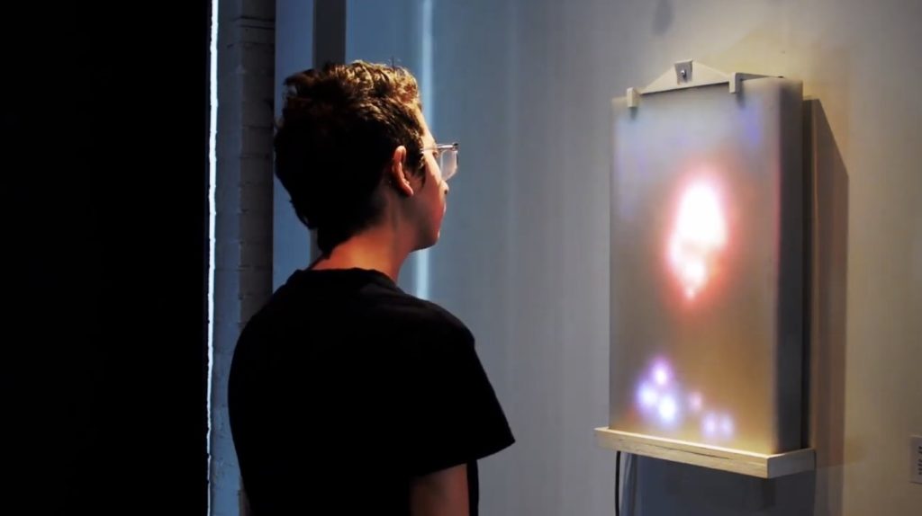 Interactive LED Mirror Electronic Art